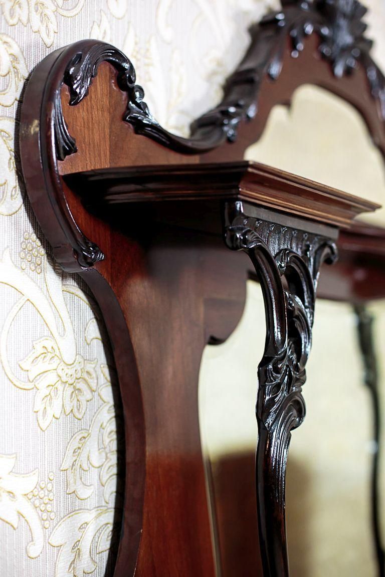 photo for sale English Mahogany Wood & Veneer Cabinet Circa 1890