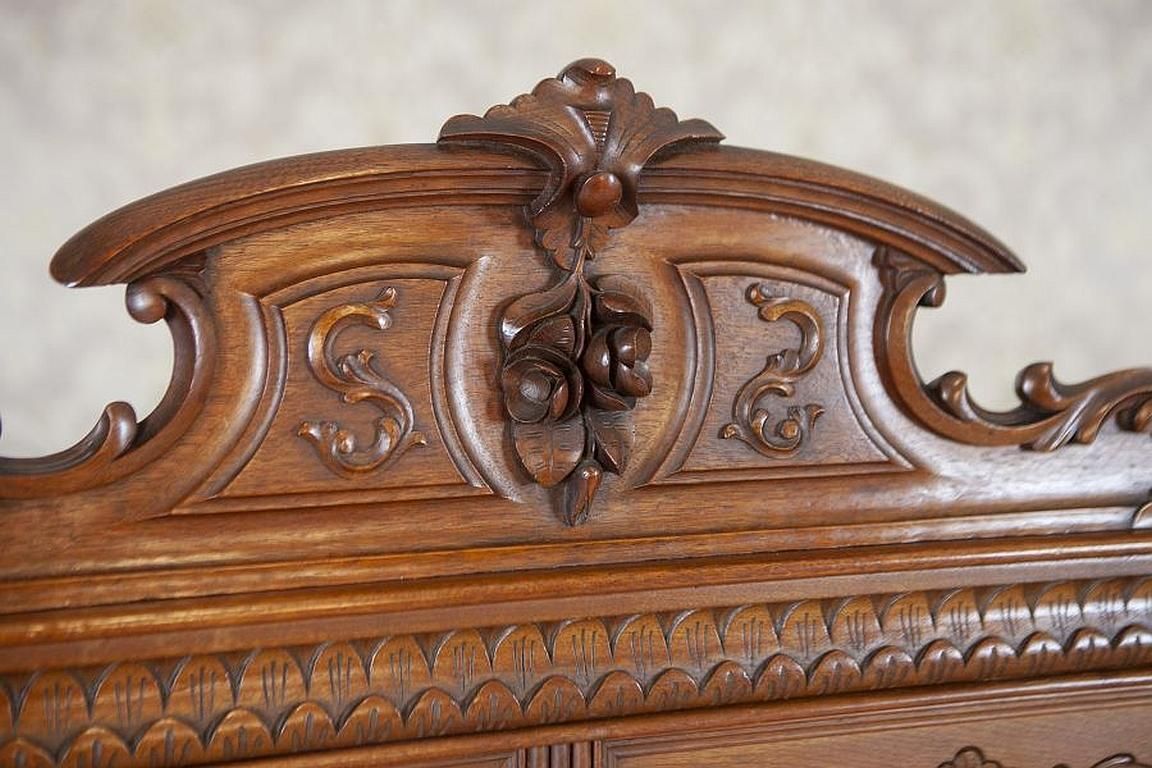 Renaissance Revival Walnut Cabinet Circa 1900 In Light Brown photo 2665.0