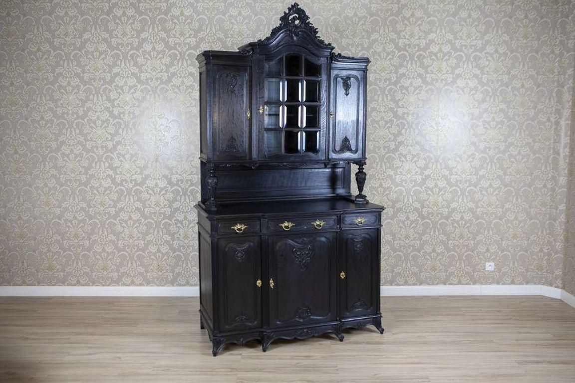 Oak Cabinet In The Rococo Revival Style From The Early 20th Century photo furniture