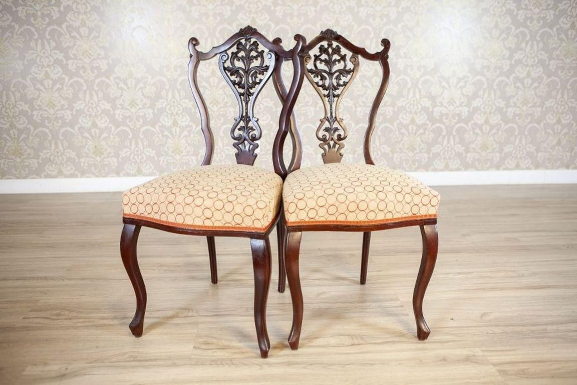 Set Of 19th Century Louis XV Ash Chairs With Openwork Backrests photo vinterior