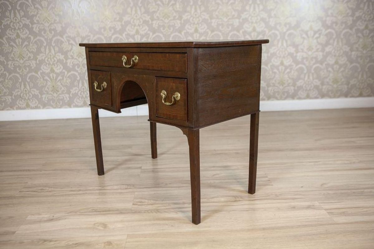 Small Ladies' Writing Desk From The Early 20th Century In Brown photo Furniture