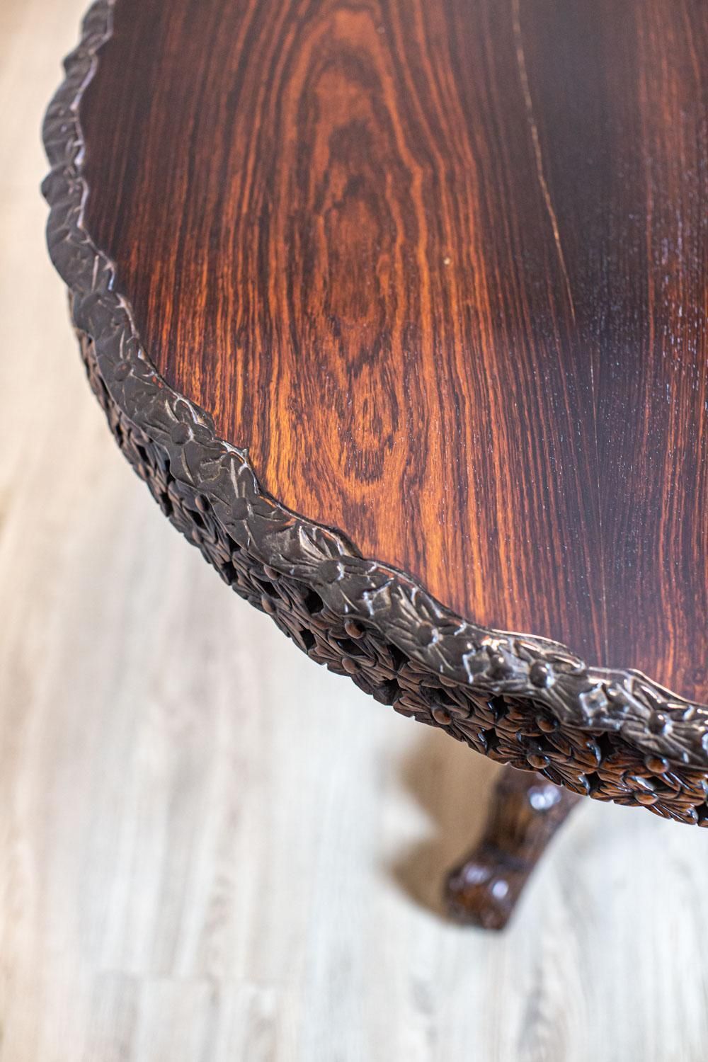 Decorative Rosewood Table From The Turn Of The 19th And 20th Centuries photo 2407.0