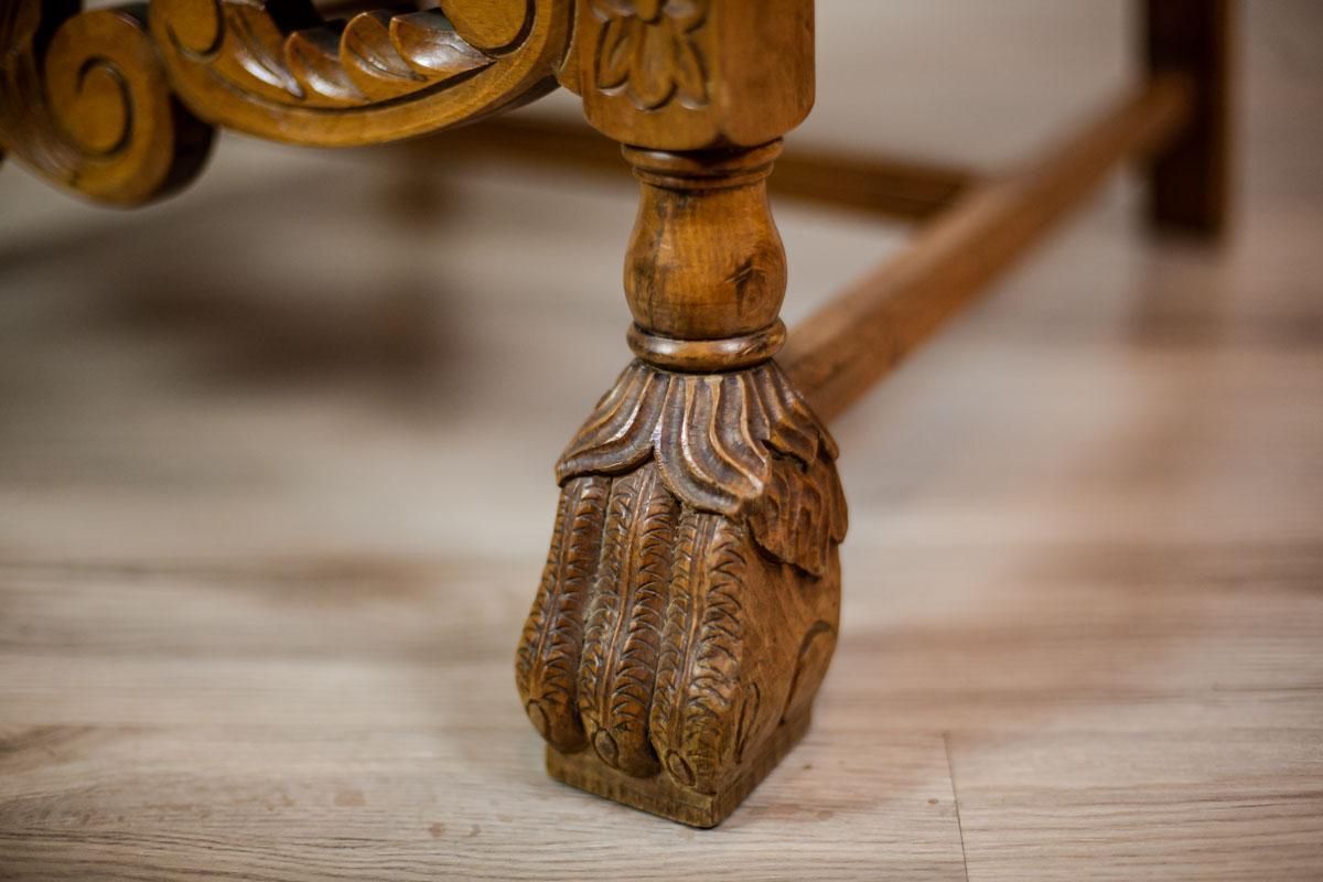 photo for sale Stylized, Carved Armchair Throne From The 1970s 1980s