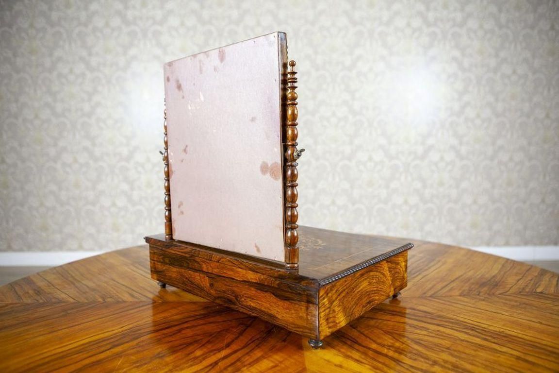 Portable, Inlaid Rosewood Dressing Table From The 1910 1920s photo for sale