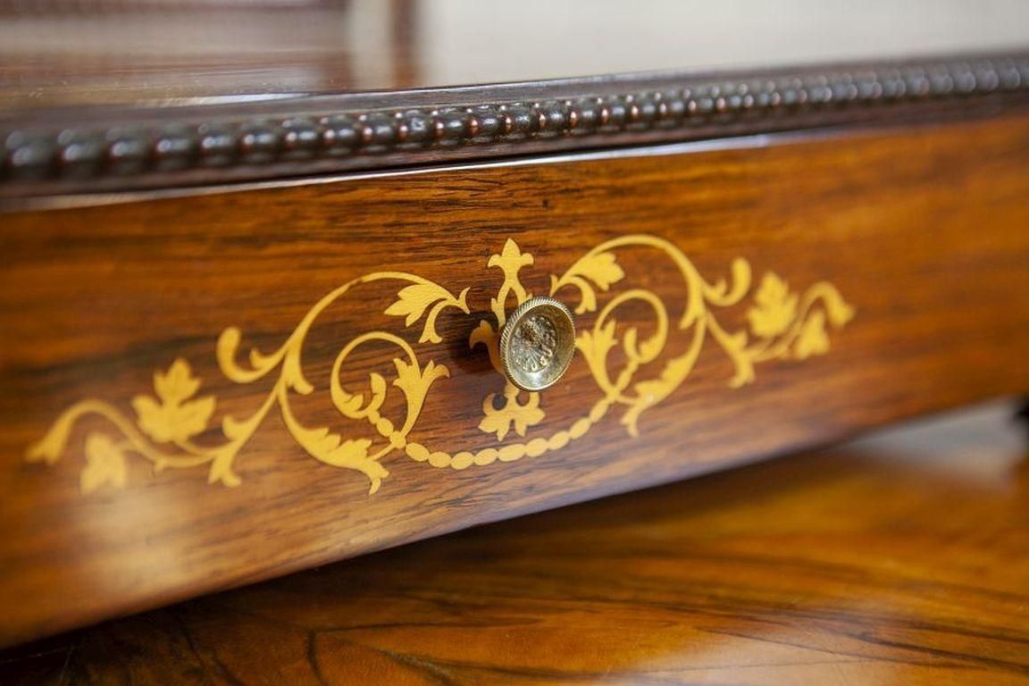 photo for sale Portable, Inlaid Rosewood Dressing Table From The 1910 1920s