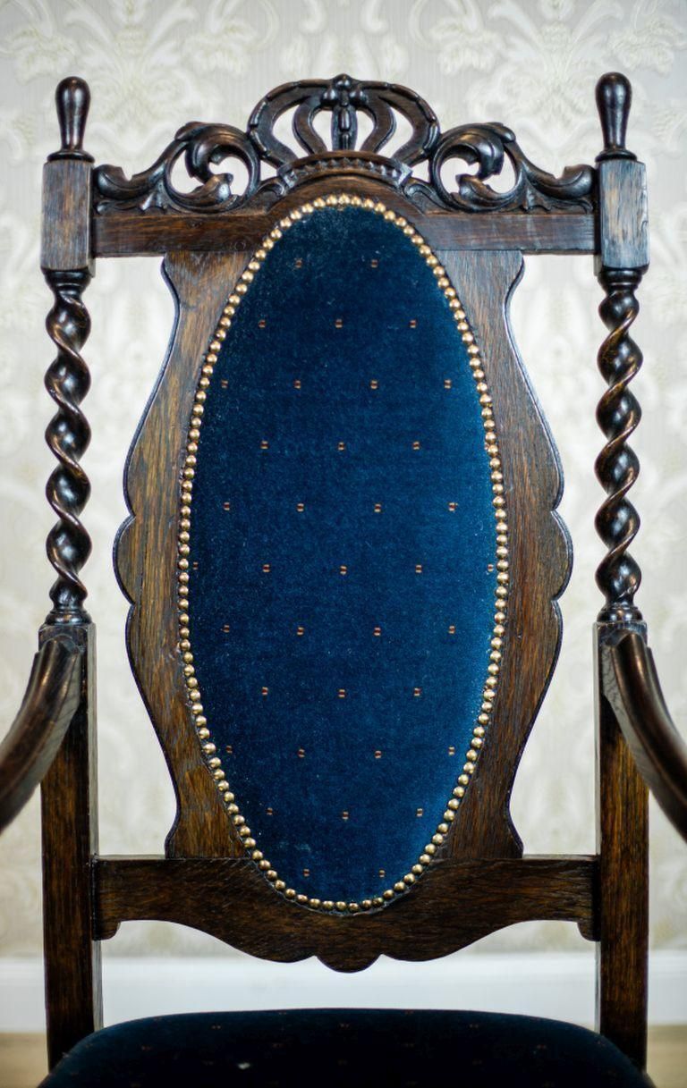 Pair Of 20th Century Eclectic Carved Armchairs photo vinterior