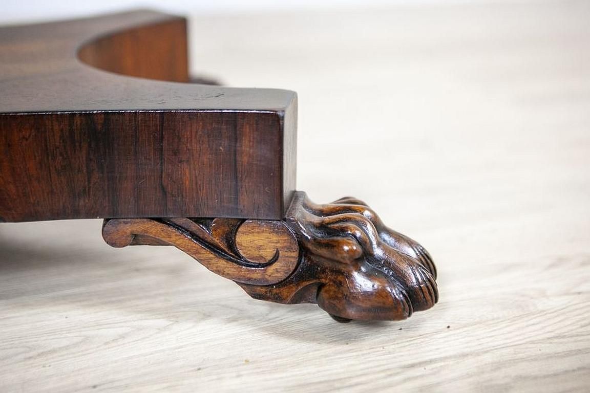 photo buy Fold Out Rosewood Card Table From The Turn Of The 19th And 20th Centuries