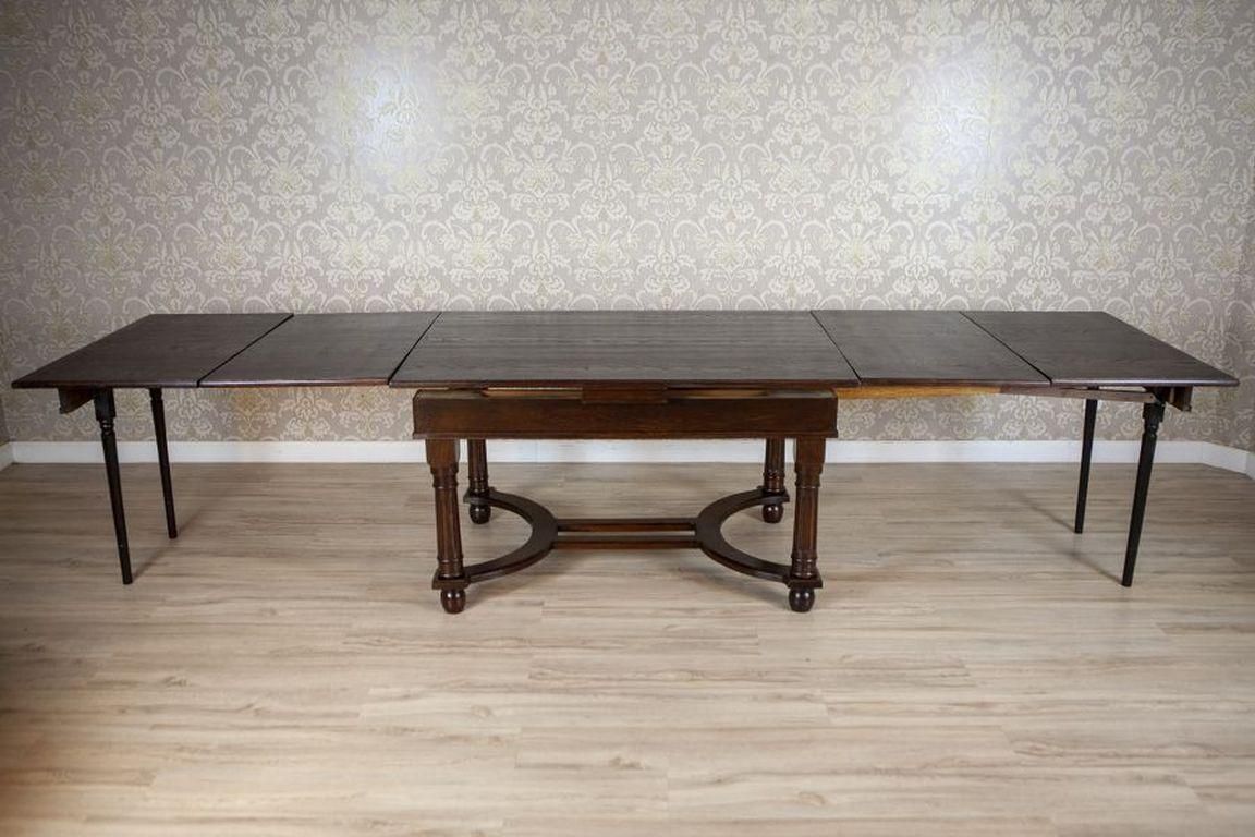 Extendable Oak Dining Table From The Early 20th Century photo buy