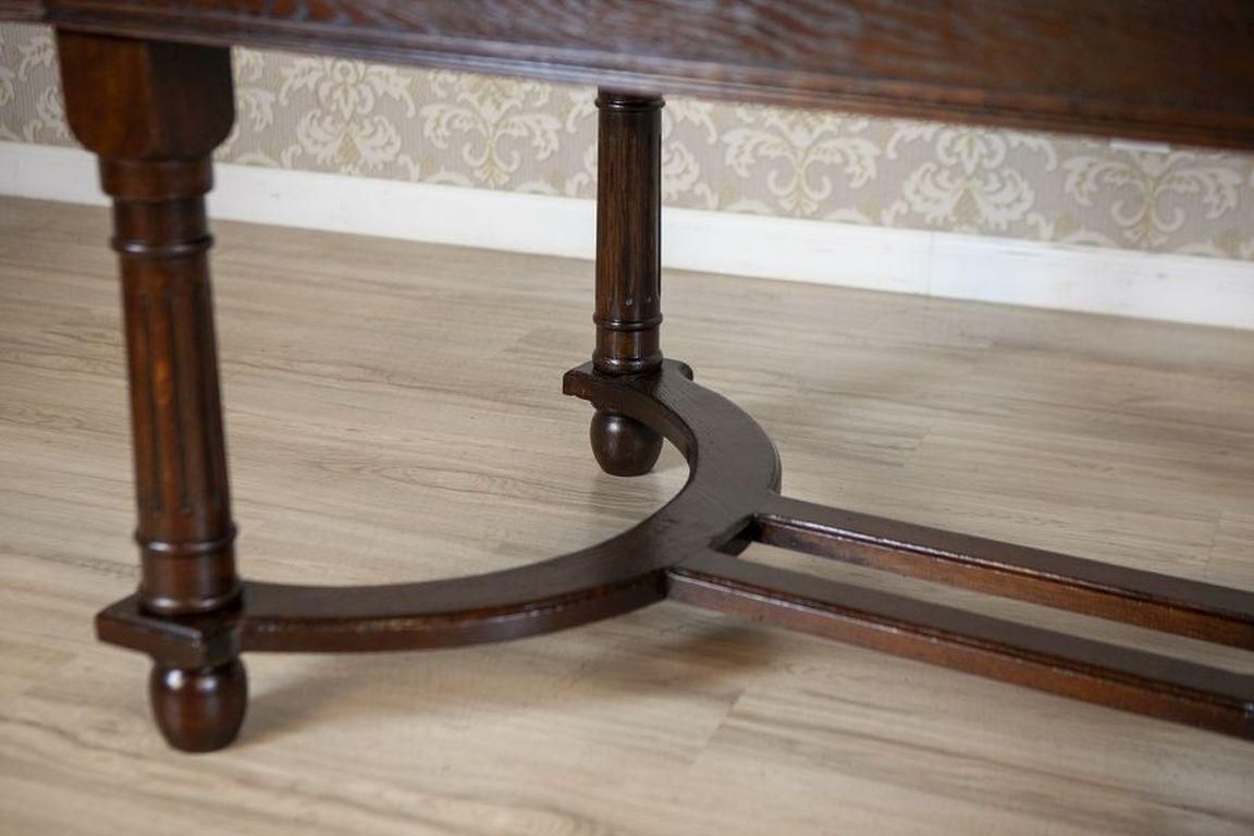 2485.0 Extendable Oak Dining Table From The Early 20th Century photo