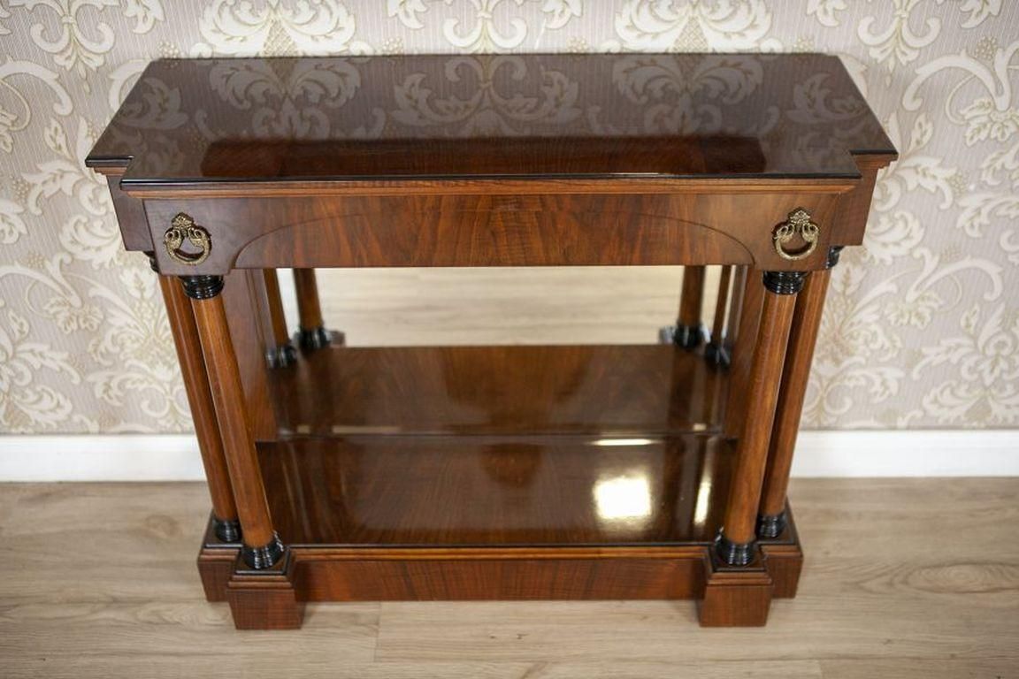 20th Century Biedermeier Set Of Console Table And Mirror photo 1677.0