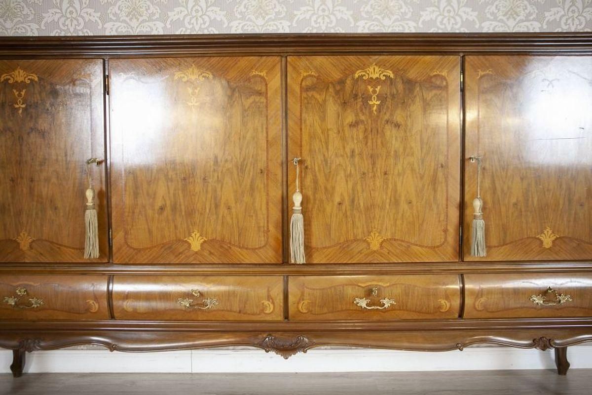 Inlaid Walnut Living Room Cabinet From The Middle 20th Century photo 2364.0