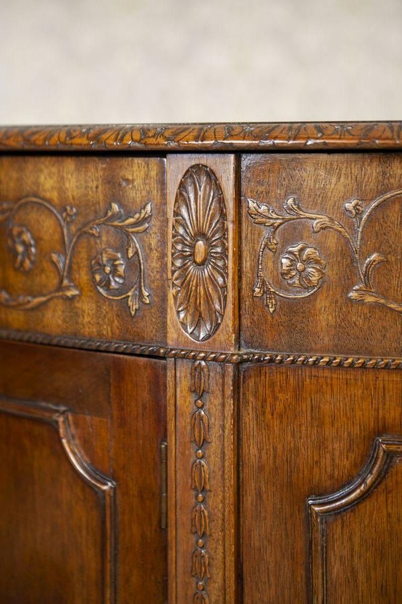 photo furniture English Empire Style Oak Cabinet From The Late 19th Century
