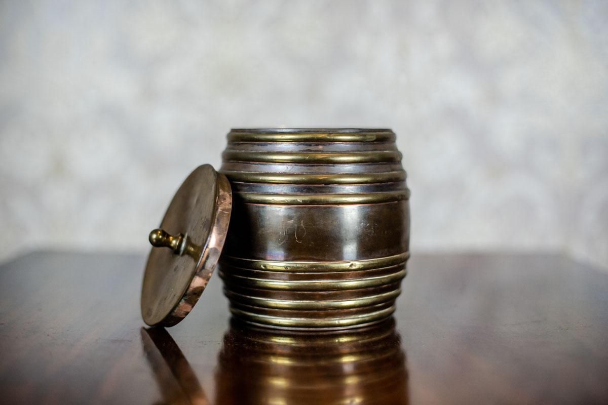 20th Century Copper Snuff Box photo vintage