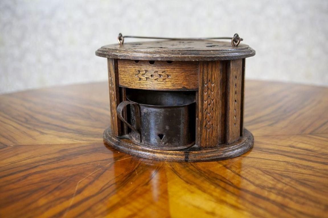 Antique Oak Foot Warmer From The Beginning Of 20th Century photo for sale
