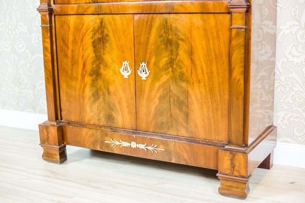 photo vintage 18th Century Empire Secretary Veneered With Mahogany