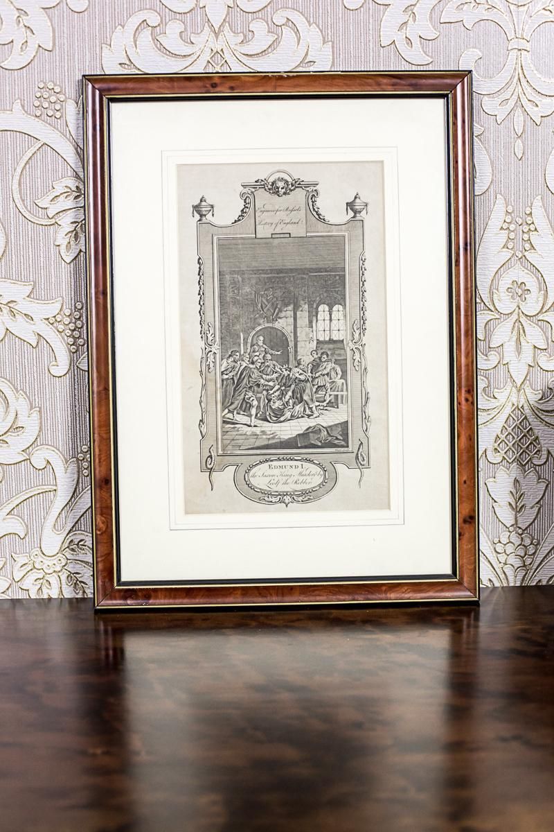 20th Century Graphic – Russel's History Of England, King Edmund I Murdered photo 172.0