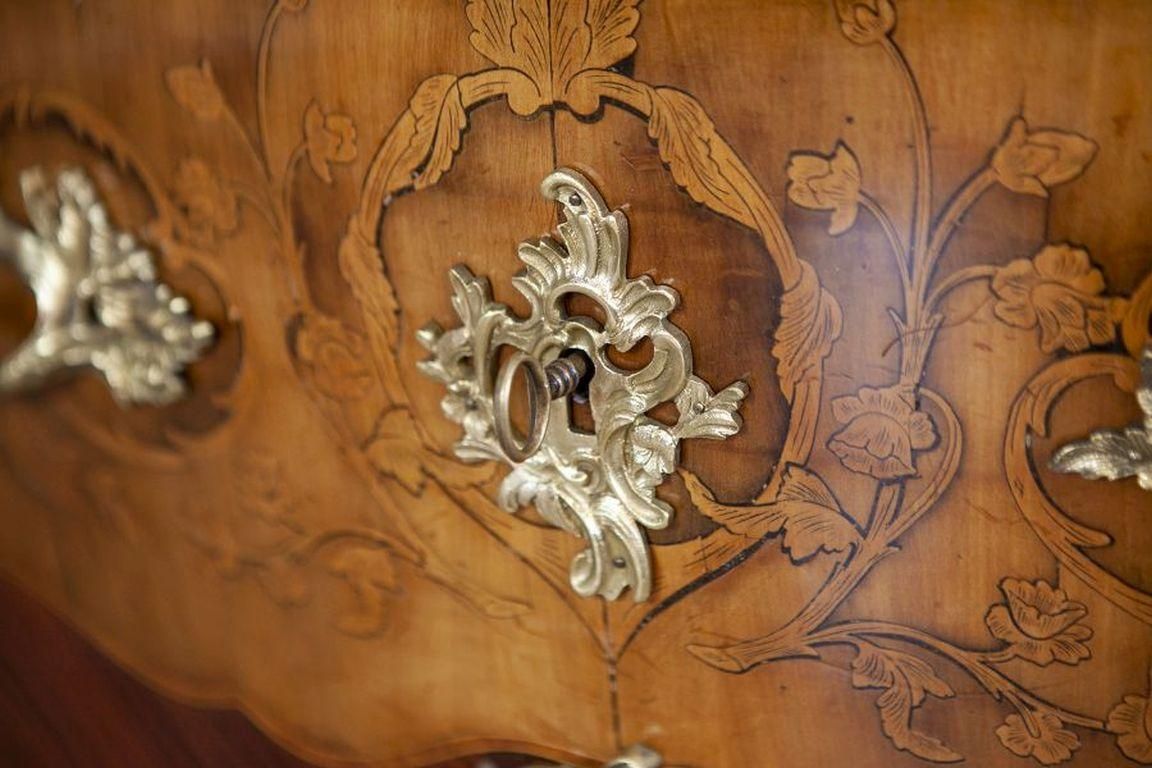 Furniture French Style Commode From The 18th/19th Century With Granite Top photo