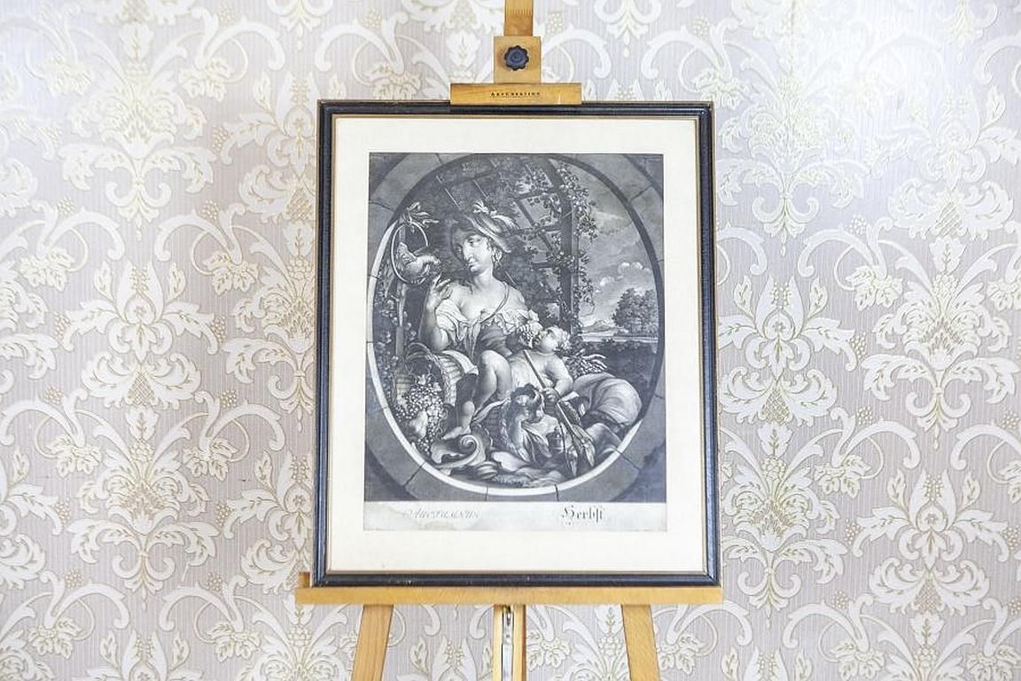 18th Century Set Of Engravings Of Seasons Signed By M. E. And J. J. Ridinger photo 1300.0