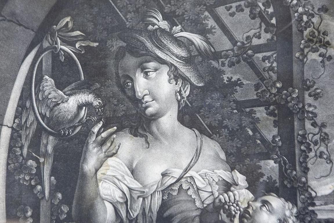 photo for sale 18th Century Set Of Engravings Of Seasons Signed By M. E. And J. J. Ridinger