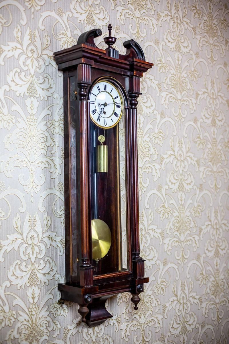 Wall Clock Circa 1870   Freiburg Manufactory photo for sale