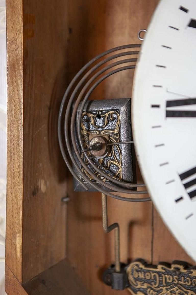 photo furniture Antique Wall Clock From The Interwar Period