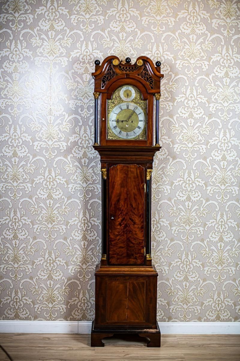 18th Century Grandfather Clock "Liverpool Made Case" From The George III Times photo furniture