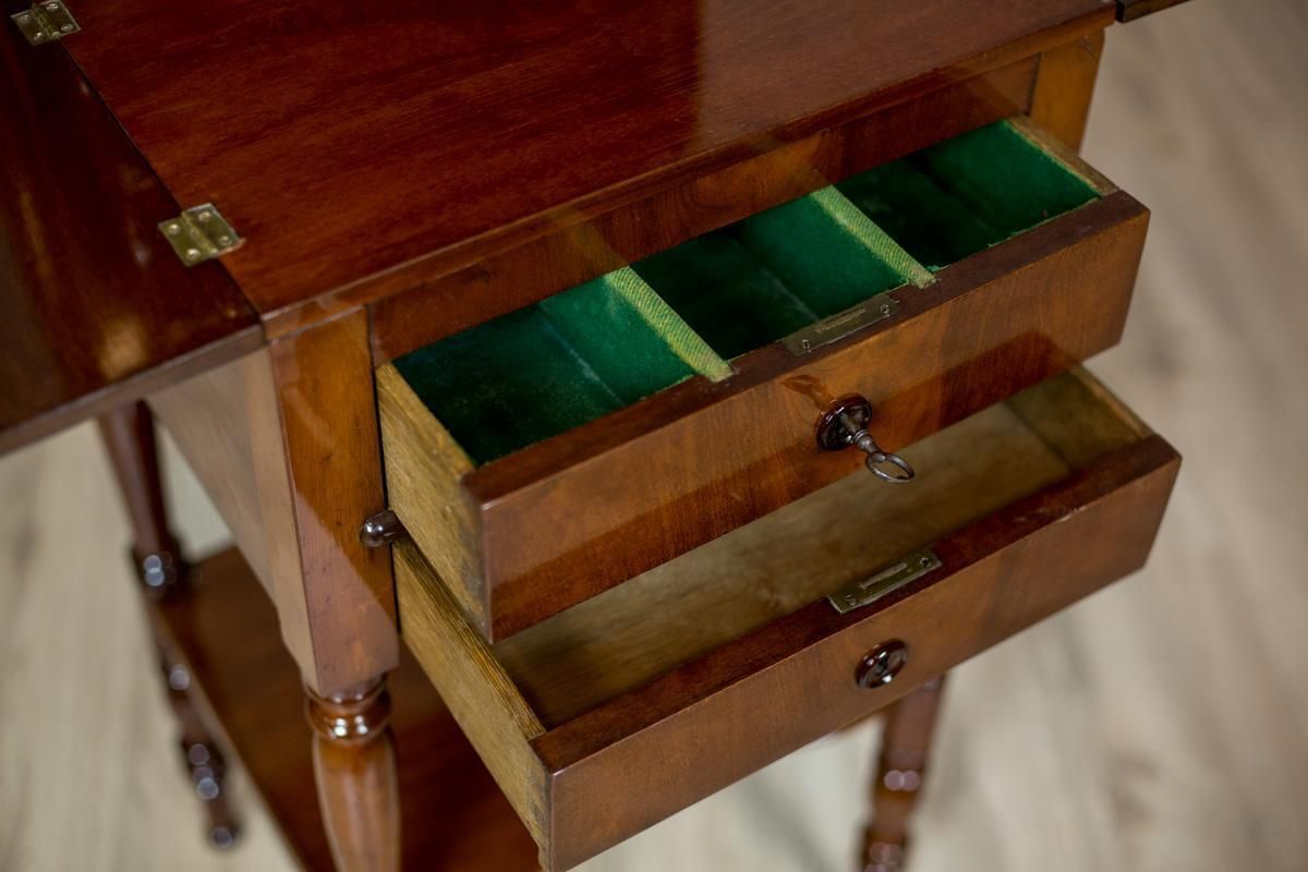 photo for sale Dresser / Desk / Dressing Table In Brown Venered With Mahogany, Circa 1860