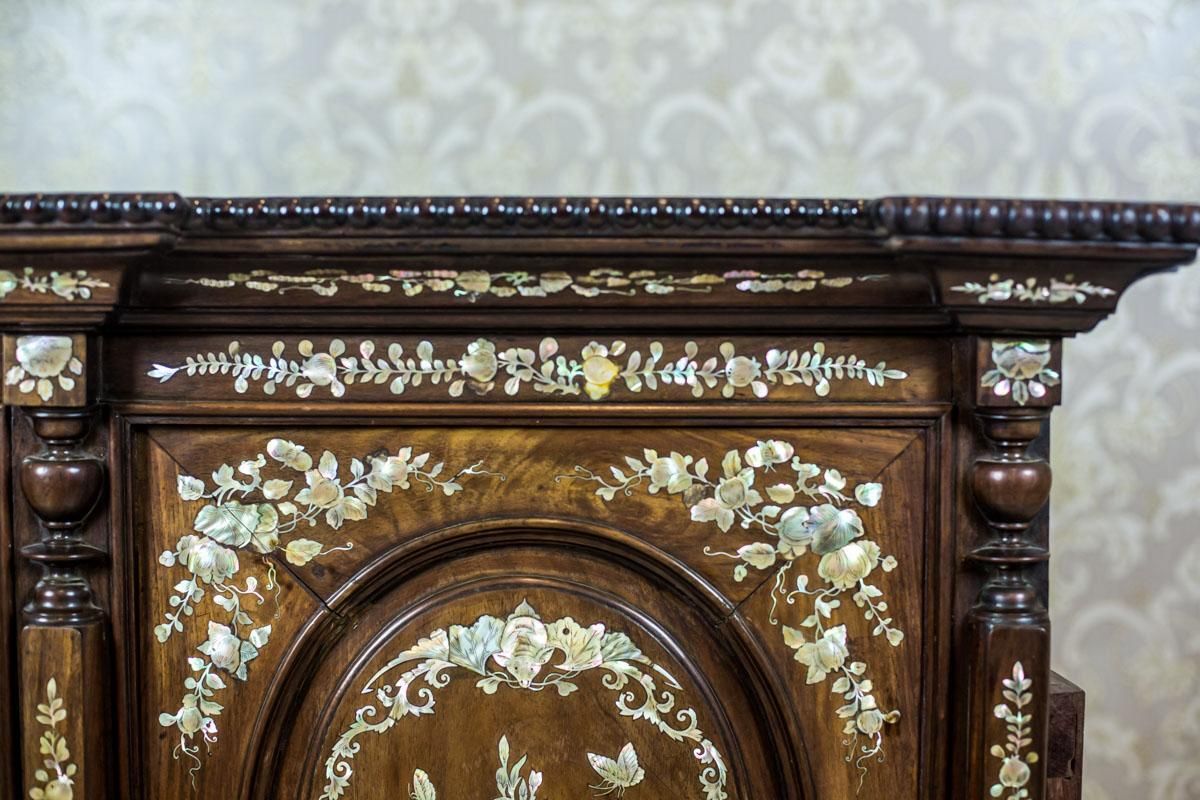 Oriental Cabinet With Mother Of  Pearl, Turn Of The 19th And 20th Centuries photo 3890.0