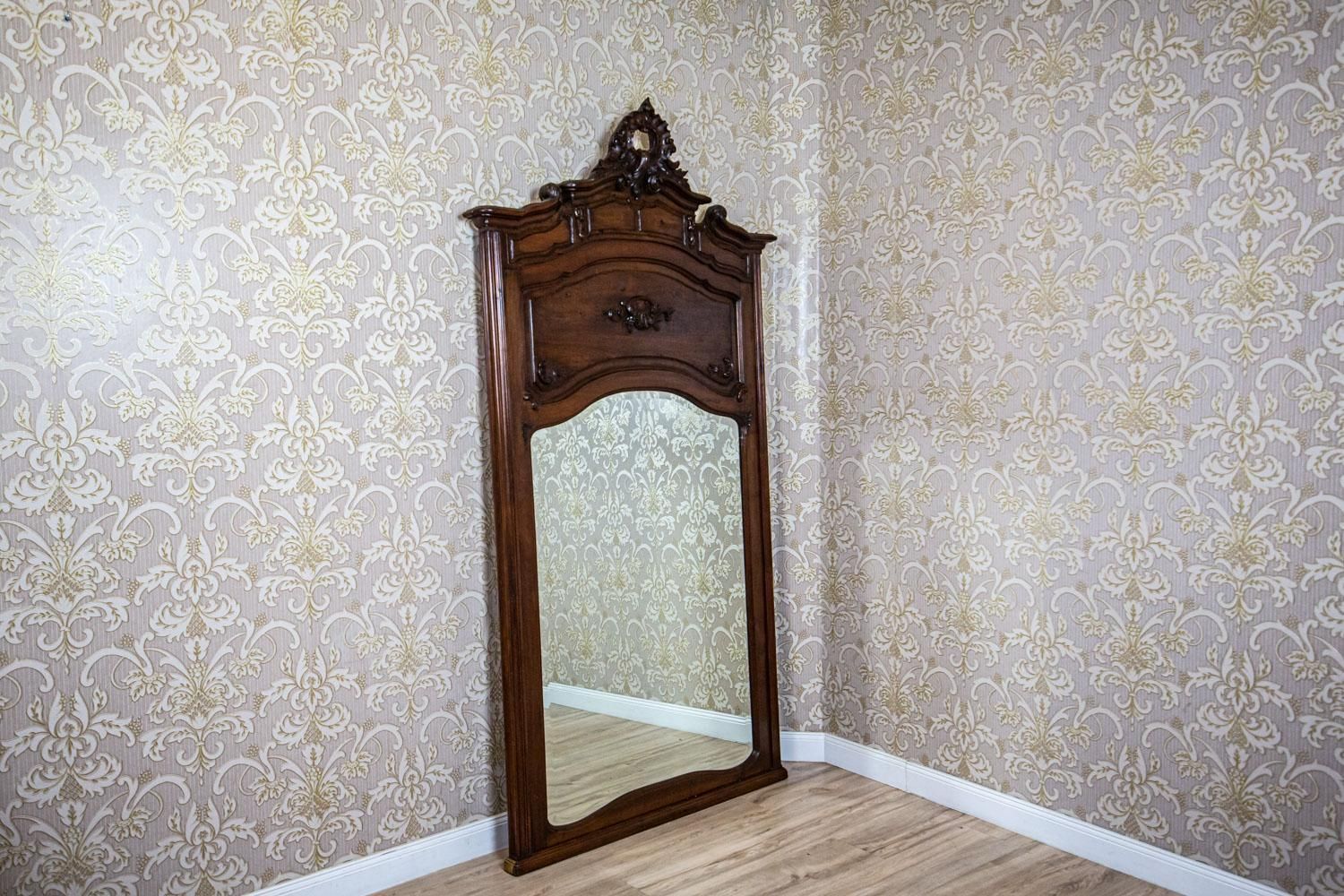 photo furniture Floor Mirror From The Early 20th Century In The Louis XV Style