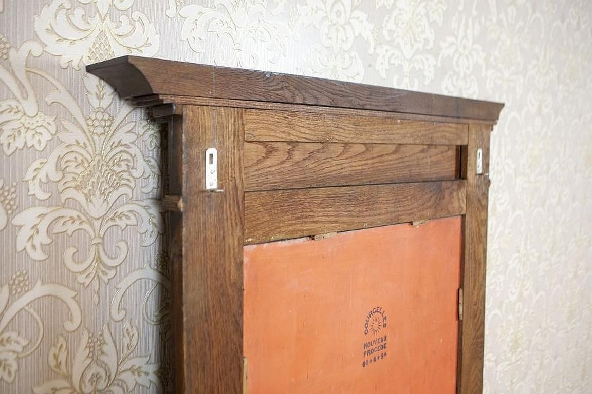 Home Decor Renaissance Revival Mirror From The Early 20th Century In Brown Oak Frame photo