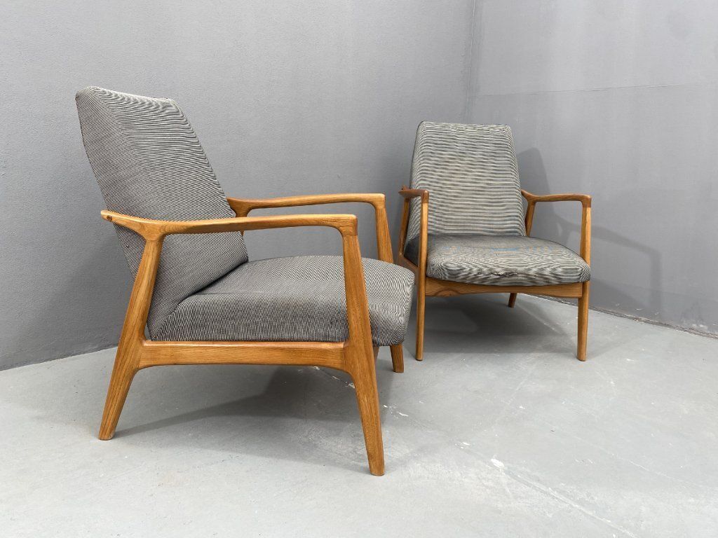 Scandinavian Style Armchairs By Sedláček And Vyčítal For Krasna Jizba, Set Of 2