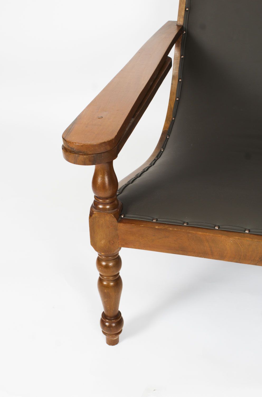 photo vinterior Anglo Indian Teak Planter's Chair With Extending Arms19th Century
