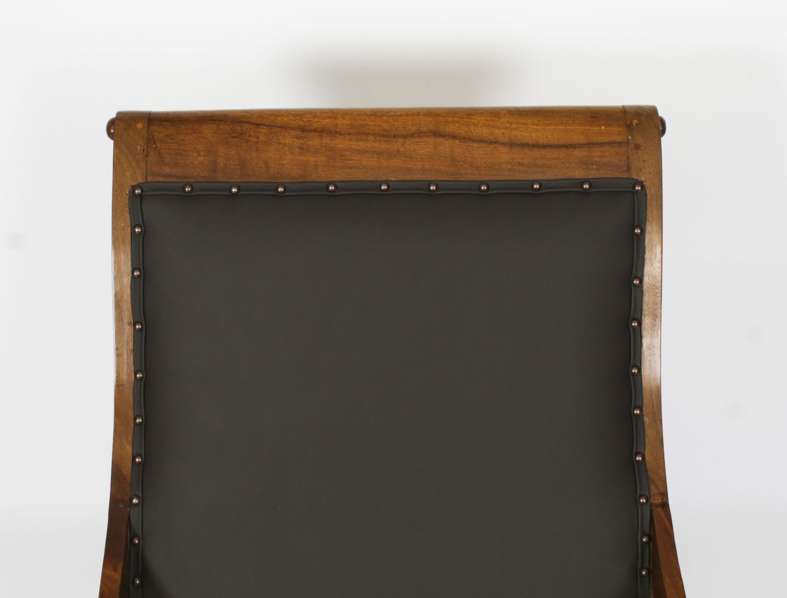 Anglo Indian Leather Teak Plantation Chair 19th Century photo buy