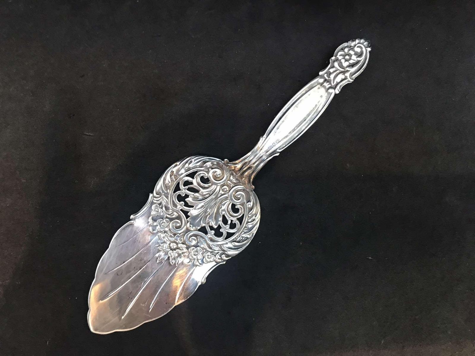 Pastry Cake Server Pie Serving Art Nouveau Gift For Bride Wedding Christmas Cake Slicer Serving Party Vintage Cutlery Romantic Wedding Gift