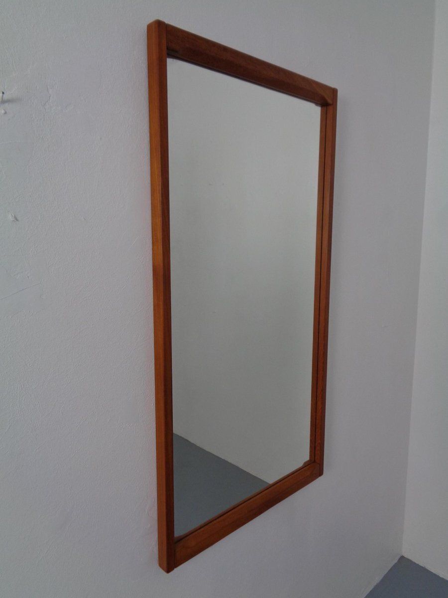 Danish No 196 Mirror In Teak By Aksel Kjersgaard, 1960s