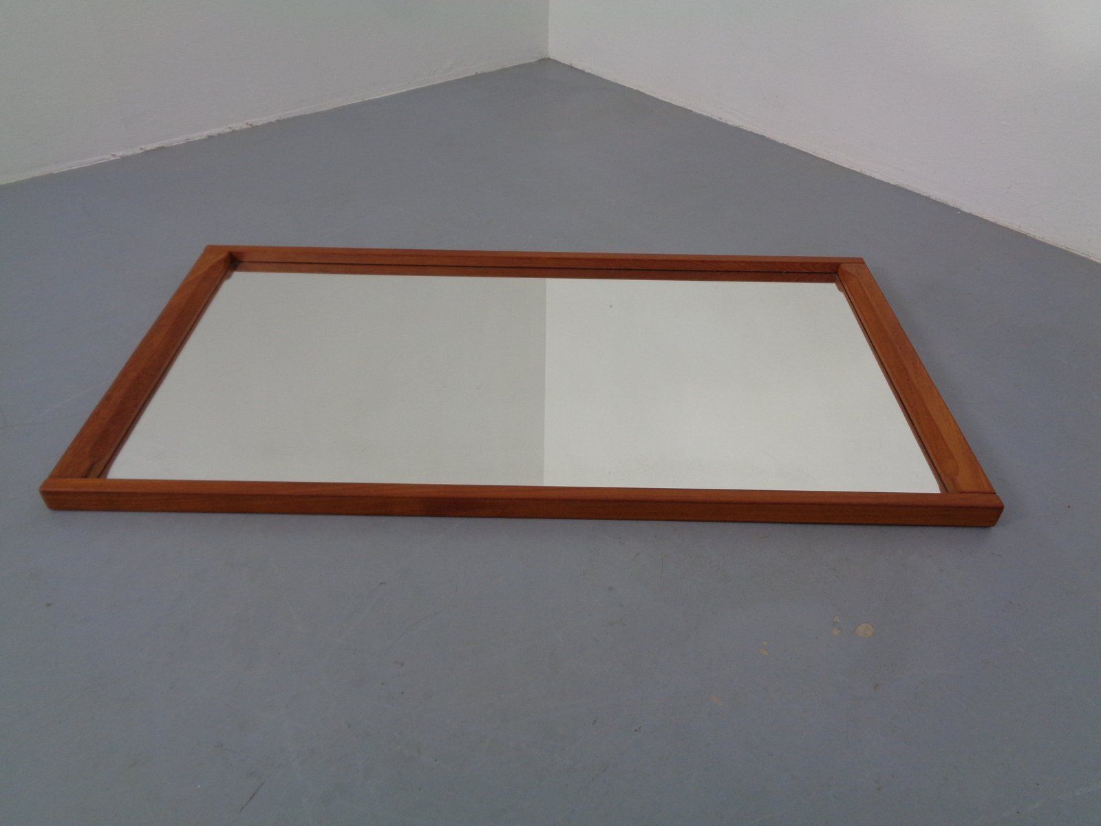Danish No 196 Mirror In Teak By Aksel Kjersgaard, 1960s photo vinterior