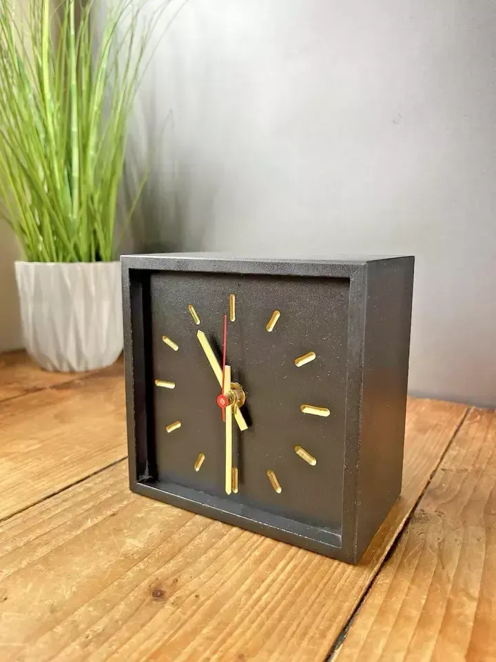 photo furniture Vintage Welsh Slate Inigo Jones Farmhouse Mantel Clock Country House Not Working