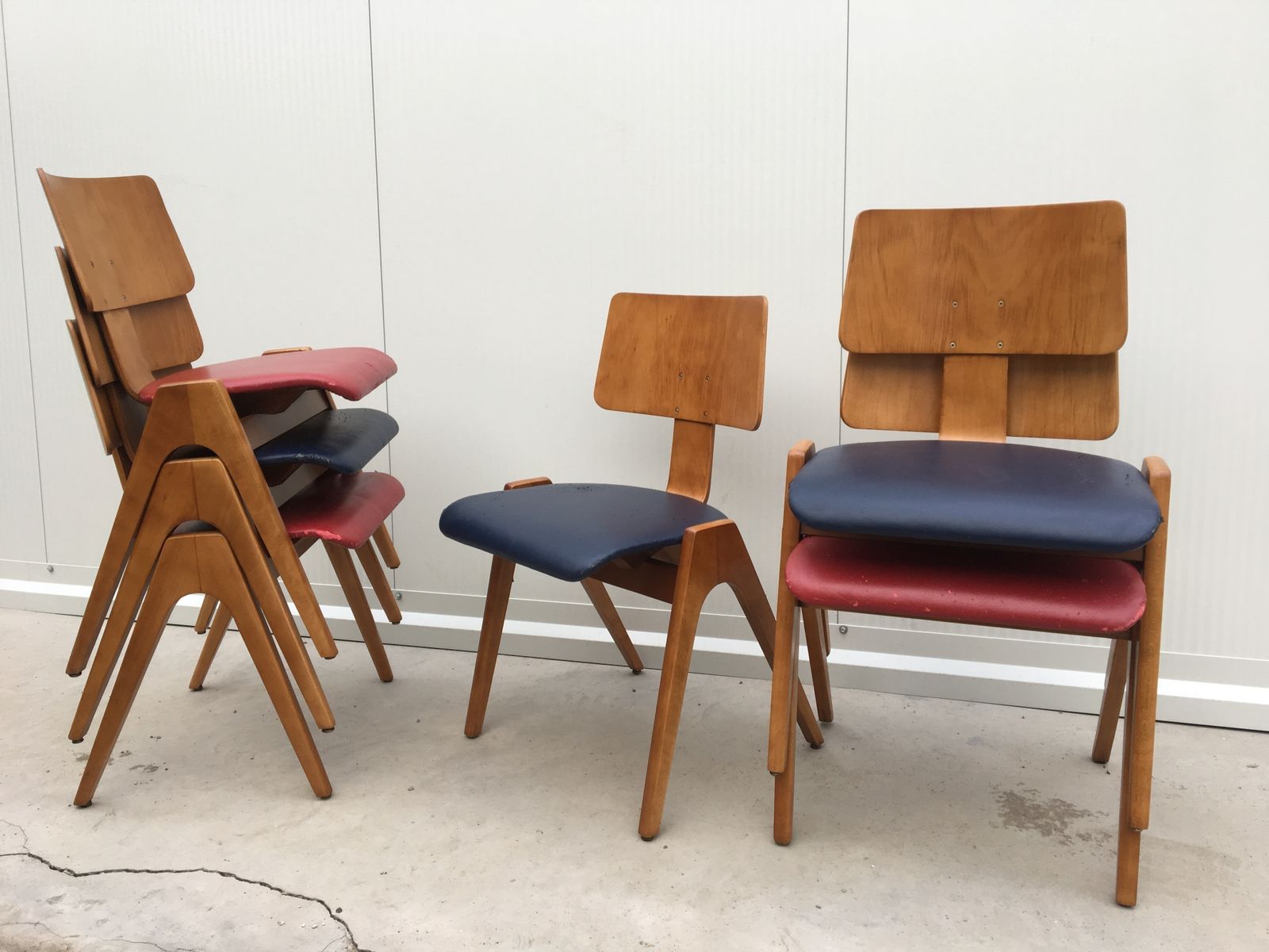 Mid Century Hillestak Chair By Robin Day, 1950s, Set Of 6 photo furniture