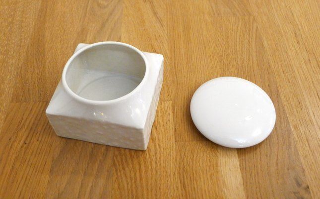 photo furniture Small Porcelain Toiletry Box By P. Muller For Sgrafo Modern, Germany, 1960s
