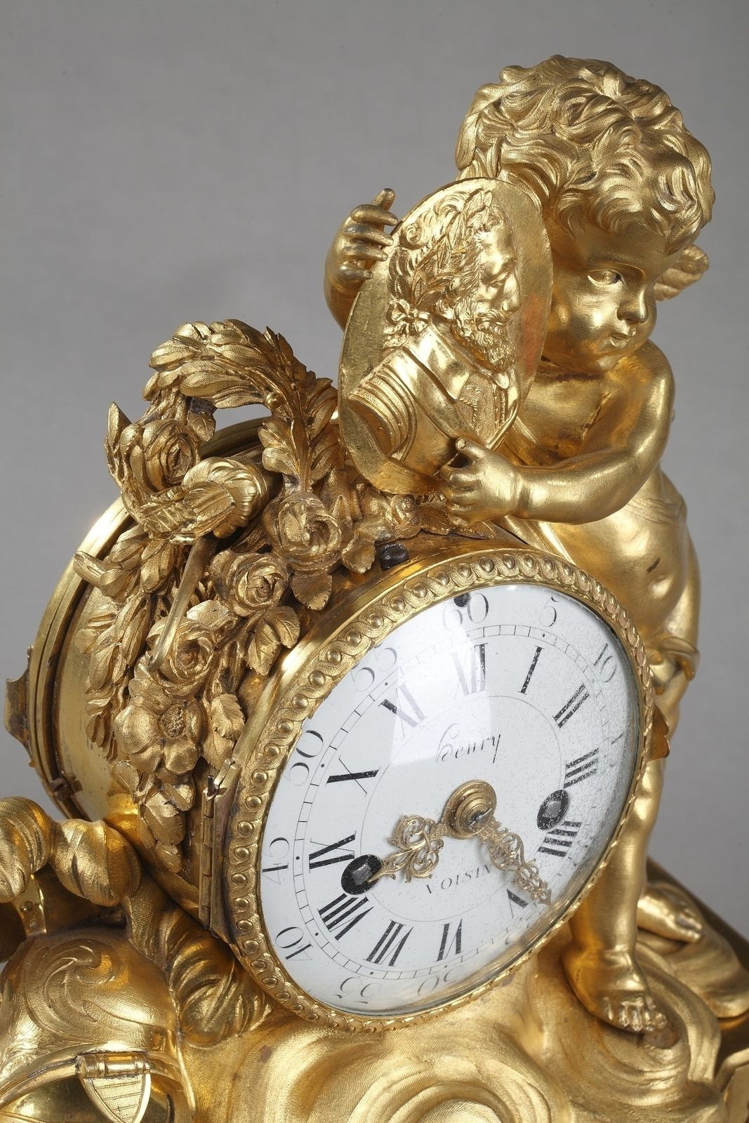 Louis XVI-tafelklok ter ere van Henri IV door Henri Voisin photo buy