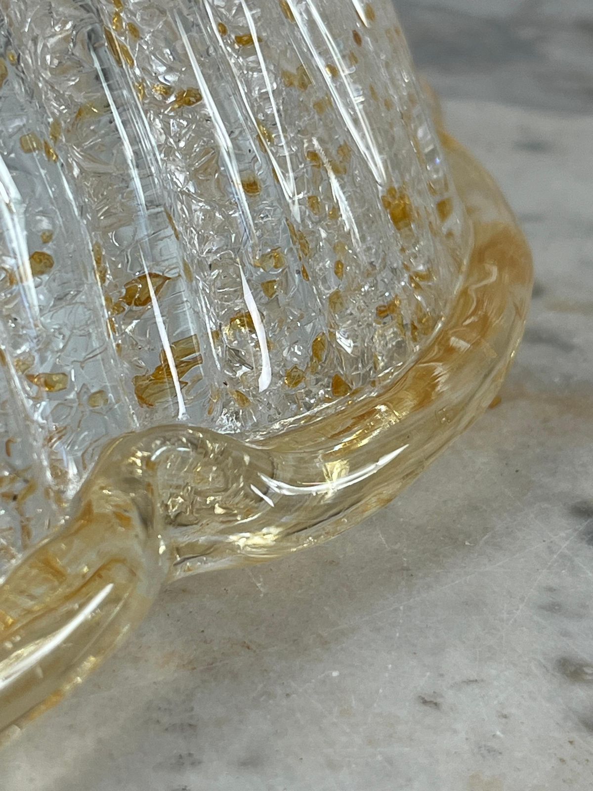 photo for sale Murano Glass Ceiling Light, 1990s, Stamped Vetrilamp Venezia