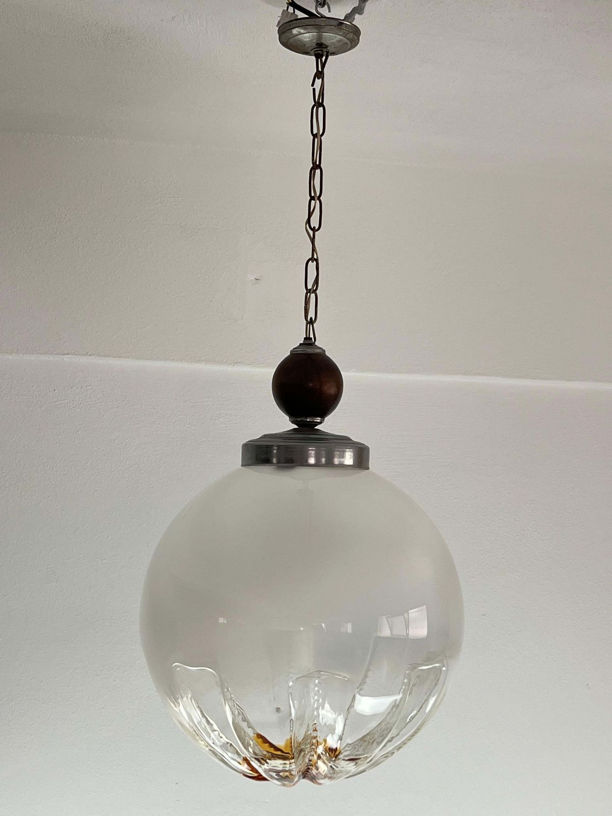 Murano Glass Chandelier By Carlo Nason For Mazzega Italian Design 1970s photo buy