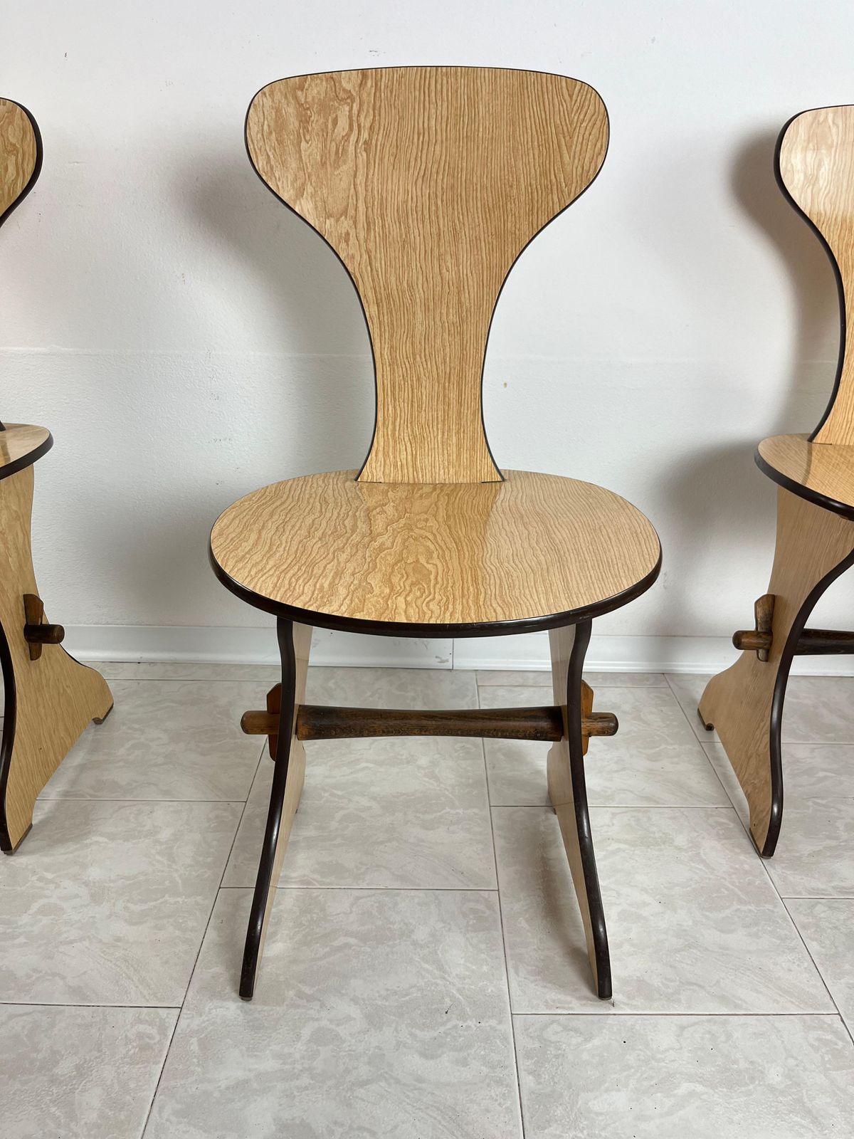 Set Of 6 Pedini Fano Mid Century Chairs Italian Design 1960s photo furniture