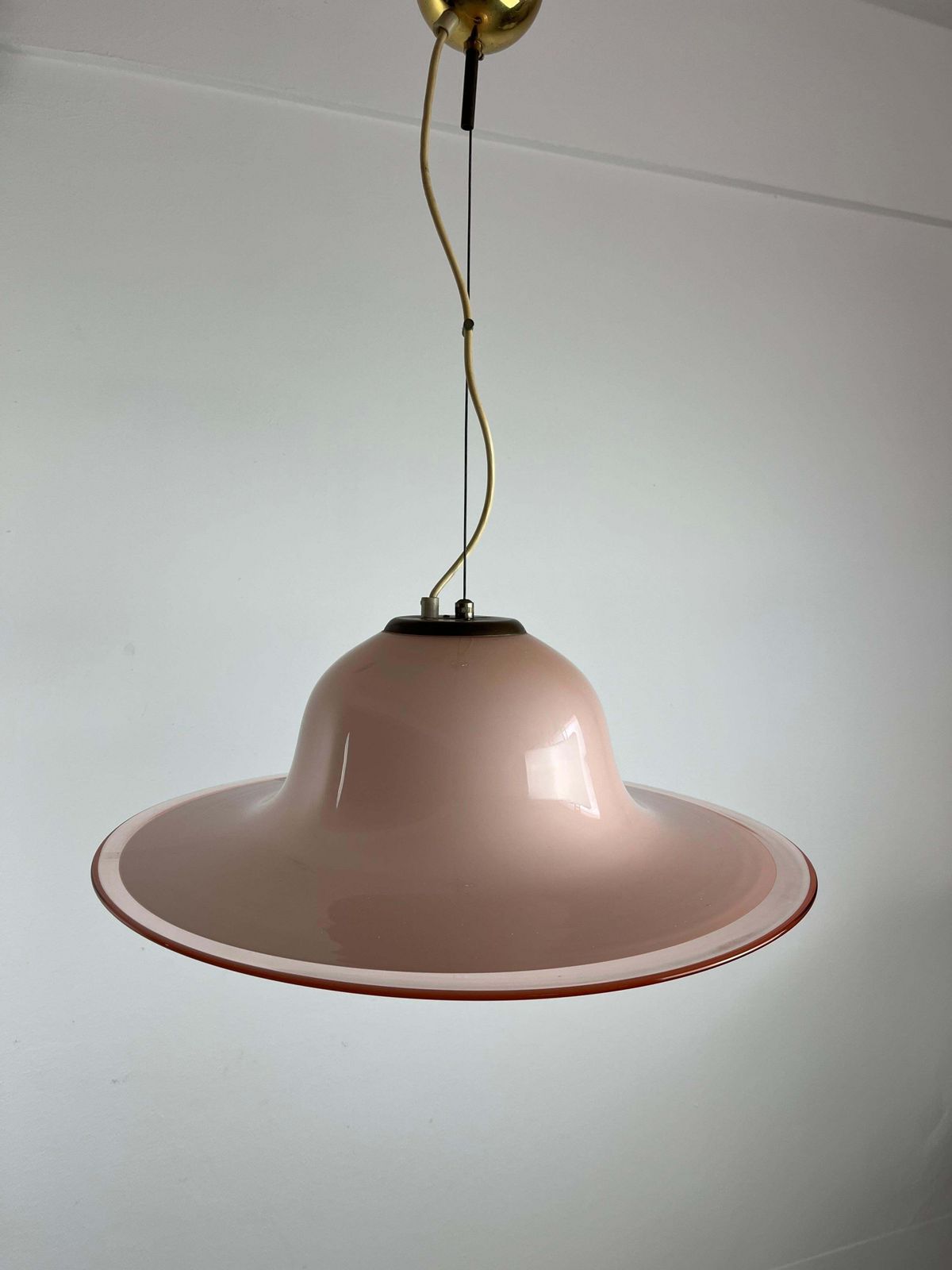 Murano Glass Chandelier De Majo Glassworks 1968s photo Lighting