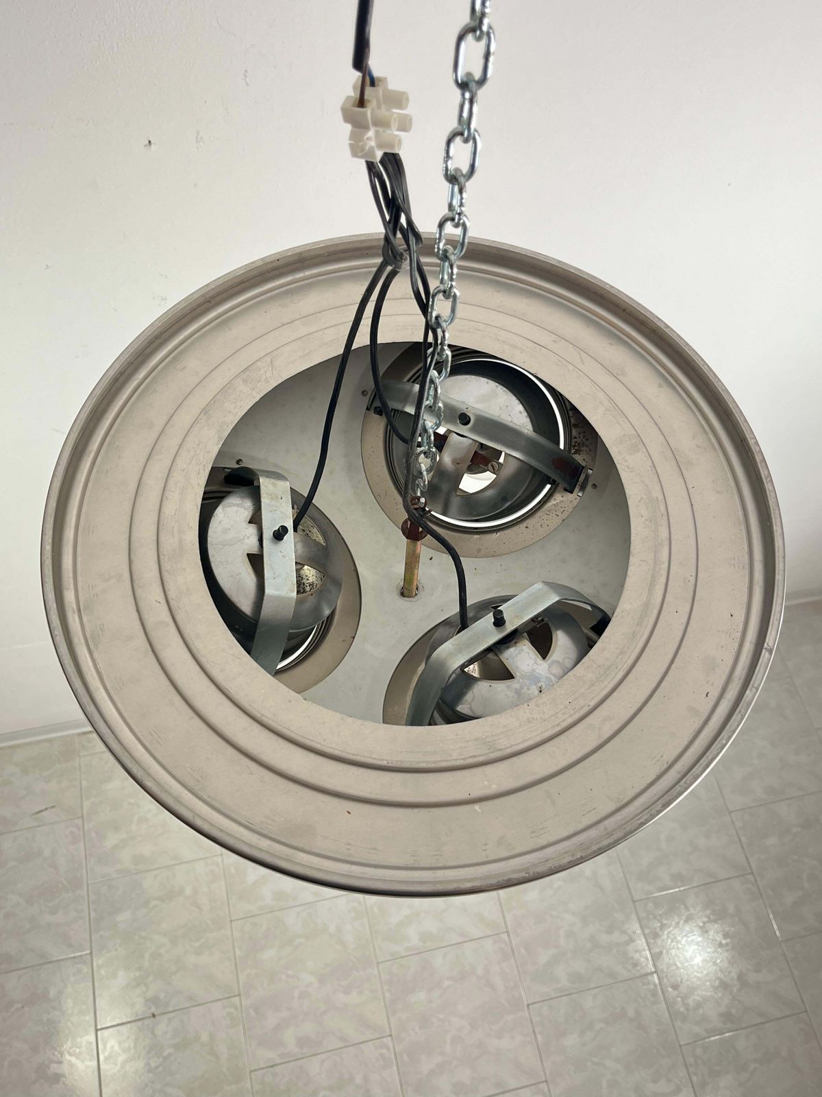Set Of 2 Rare Mid Century Ceiling Lights  By Angelo Lelli For Arredoluce 1950s photo vinterior