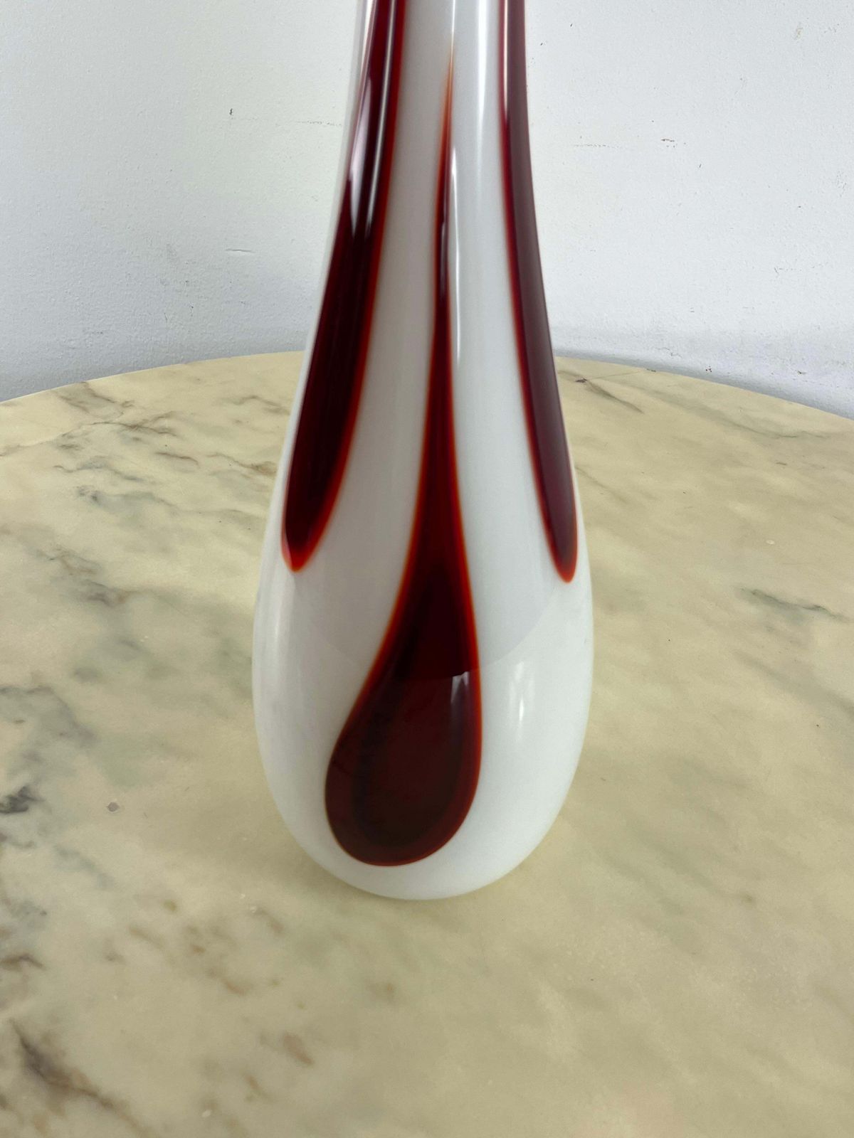 Large Murano Glass Vase, Handmade With The Blown Glass Technique 1970s photo 470.0