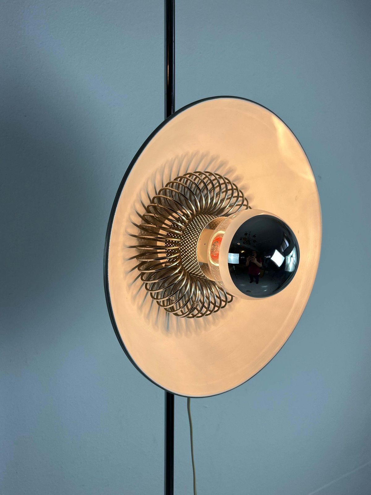 photo for sale Mid Century Floor Lamp Attributed To Philippe Rogier For Oxar 1960s