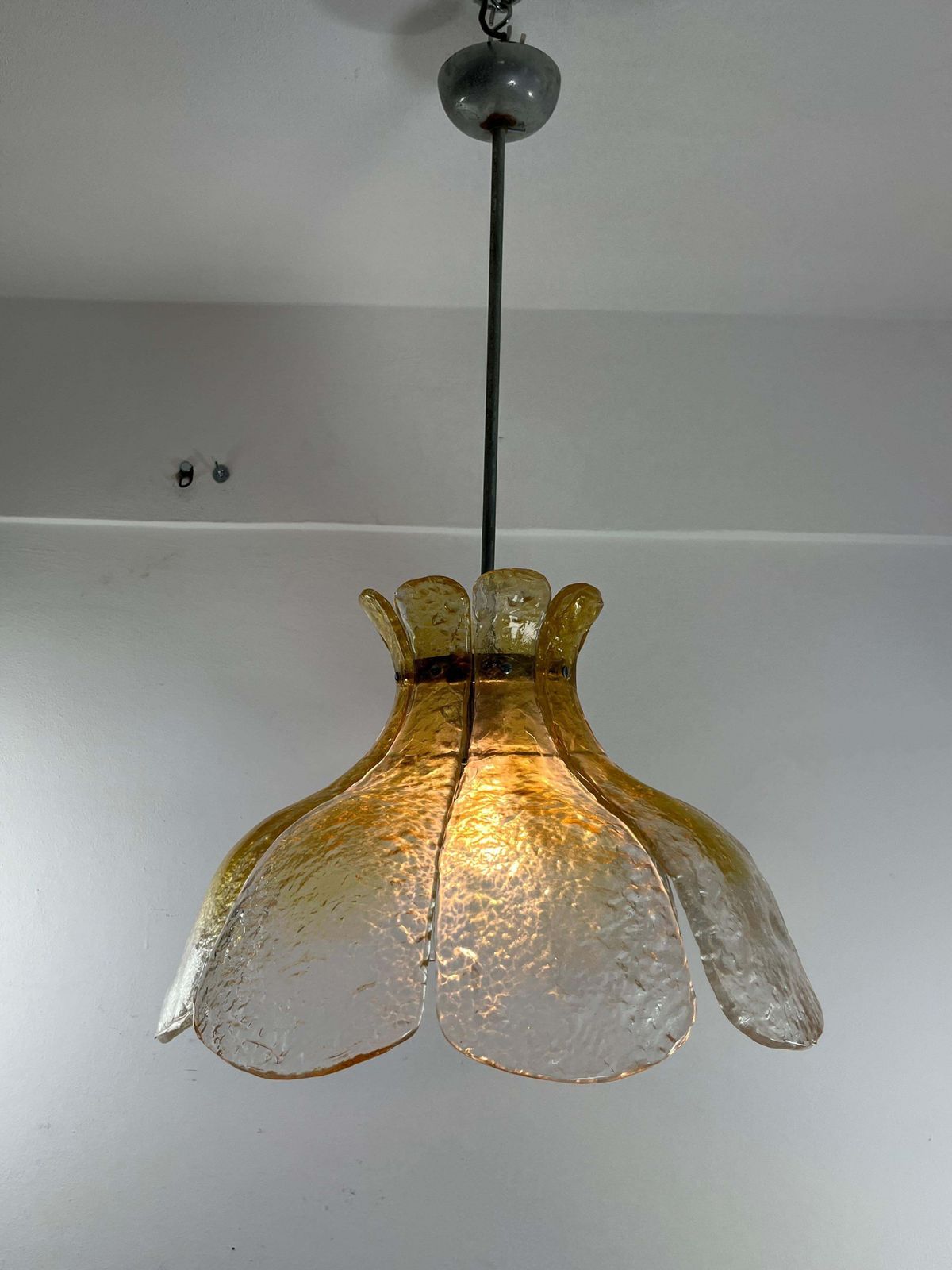 Mid Century Murano Glass Chandelier, 1960s Attributed To Carlo Nason photo furniture
