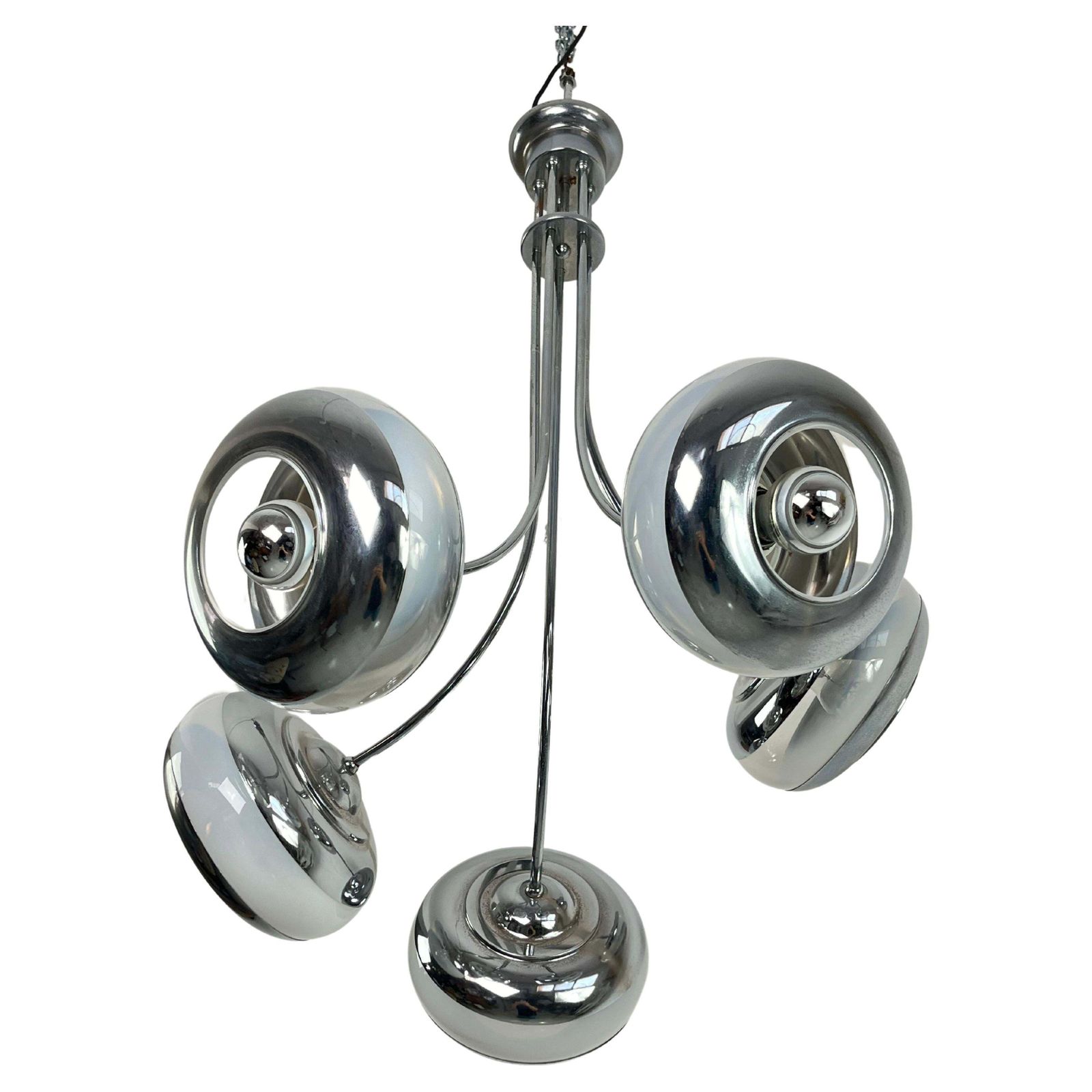 Vintage Chandelier Attributed To "Luci Illuminazione" 1970s