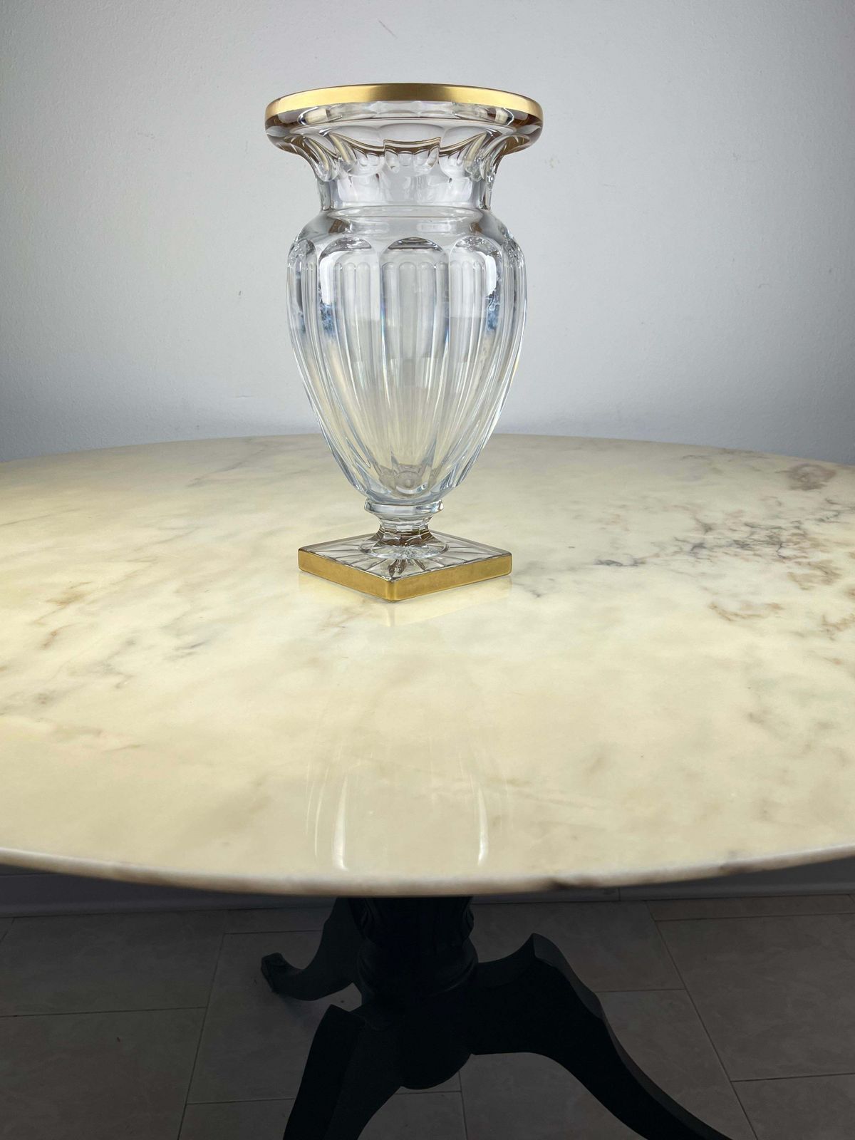384.0 Lead Crystal Vase, France, 1980s photo